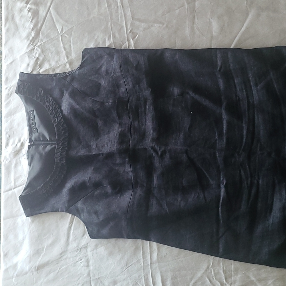 Black Denim Like Dress